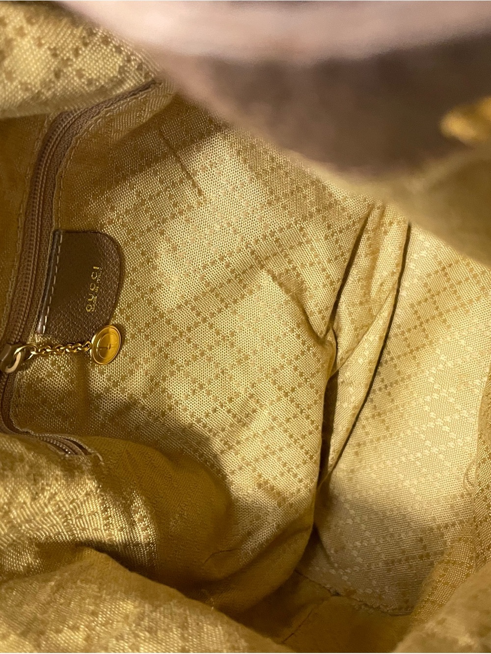 Gucci Suede bamboo handle Drawstring Bucket Bag - Picture 7 of 16